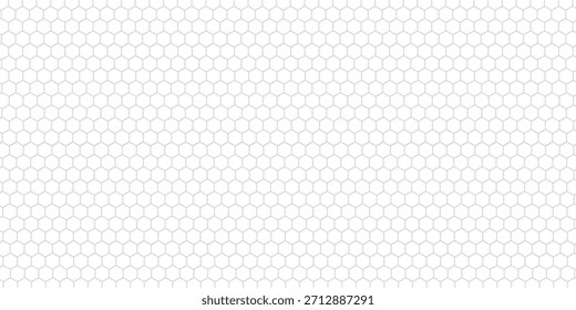 Fondo blanco de la colmena. Patrón de células de panal, colmena de abejas. Formas de miel de abeja. Símbolo geométrico de textura sin costuras. Hexágono, ráster hexagonal, signo o icono de celda de mosaico. Gradación.