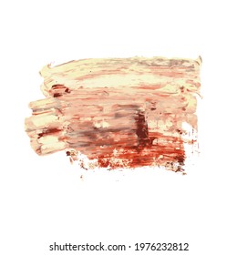 White, beige, butterum vector scribble marble watercolor texture background. Abstract acrylic smudge backdrop with stains, dry brush strokes, spot and ink waves. Natural stone wall for interior design