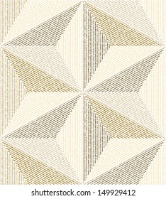 White, beige modern geometric texture. A seamless vector background.