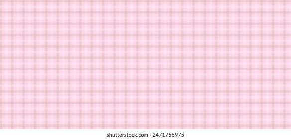 Weiße und beige karierte Textur im rosa Hintergrund