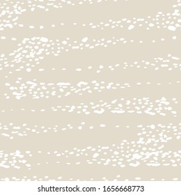 White and Beige Vector seamless check pattern. Allover pattern. Ink grunge grid. Hand drawn seamless check pattern. Graphic background with ethnic tartan. Seamless check pattern background.