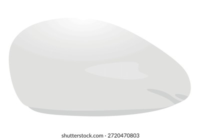 Sombrero de boina blanca. Ilustración vectorial