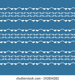 White bird on blue  background