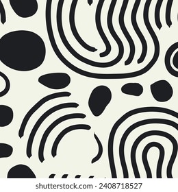 white and black abstract background | wall art | 2d art | vector illustration