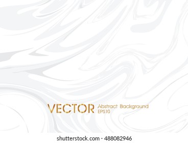 White and black abstract marble texture Vector background