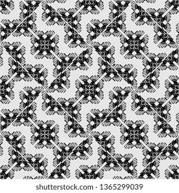 white Black art deco Seamless pattern with striped straight lines and diagonal inclined lines