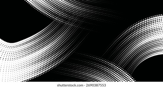 white and black backdrop with dot halftone pattern element. Abstract brush grunge background. retro comic concept for your graphic design, banner or poster See Less, Eps 10, Modern.