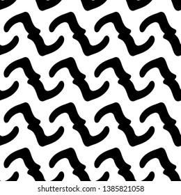 White and Black background. Cool abstract pattern. Fashion graphics. Vector images.