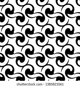 White and Black background. Cool abstract pattern. Fashion graphics. Vector images.