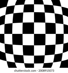 White and black checkerboard pattern background. Vector background. Embossed background.