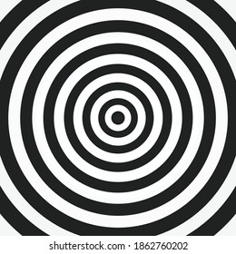 Antecedentes de círculos blancos y negros. vector