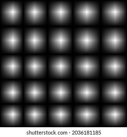 from white to black circles gradient square shape. Vector Illustration. 