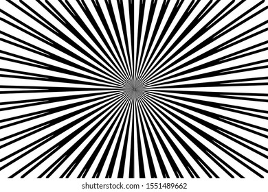 white and black color burst background . Ray's Wallpaper . vector design .