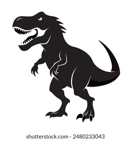 white and black color dinosaur silhouette victor file
