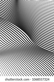 White black color. Linear background. Design elements. Poligonal lines. Protective layer for banknotes, certificates template. Vector Vector lines of different thicknesses from thin to thick EPS 10