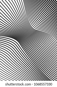 White black color. Linear background. Design elements. Poligonal lines. Protective layer for banknotes, certificates template. Vector Vector lines of different thicknesses from thin to thick EPS 10