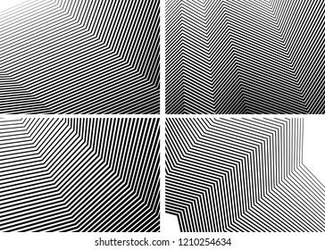 White black color. Linear background. Design elements. Poligonal lines. Protective layer for banknotes, certificates template. Vector Vector lines of different thicknesses from thin to thick EPS 10