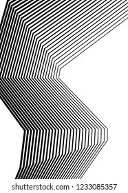 White black color. Linear background. Design elements. Poligonal lines. Protective layer for banknotes, certificates template. Vector Vector lines of different thicknesses from thin to thick EPS 10