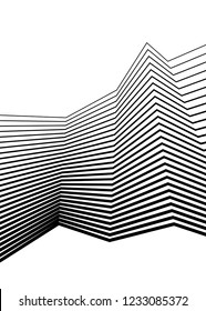 White black color. Linear background. Design elements. Poligonal lines. Protective layer for banknotes, certificates template. Vector Vector lines of different thicknesses from thin to thick EPS 10