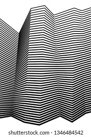 White black color. Linear background. Design elements. Poligonal lines. Protective layer for banknotes, certificates template. Vector Vector lines of different thicknesses from thin to thick EPS 10