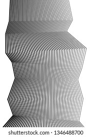 White black color. Linear background. Design elements. Poligonal lines. Protective layer for banknotes, certificates template. Vector Vector lines of different thicknesses from thin to thick EPS 10