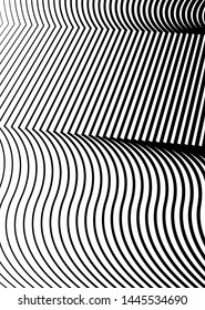 White black color. Linear background. Design elements. Poligonal lines. Protective layer for banknotes, certificates template. Vector Vector lines of different thicknesses from thin to thick EPS10
