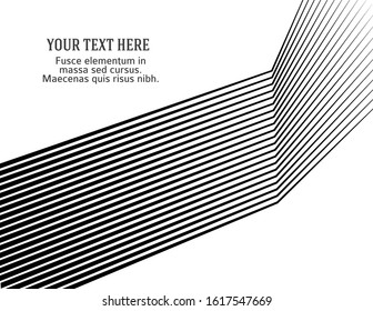 White black color. Linear background. Design elements. Poligonal lines. Protective layer for banknotes, certificates template. Vector Vector lines of different thicknesses from thin to thick EPS 10