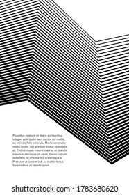 White black color. Linear background. Design elements. Poligonal lines. Protective layer for banknotes, certificates template. Vector Vector lines of different thicknesses from thin to thick EPS 10