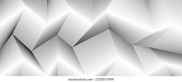 Cor preta branca. Plano de fundo linear. Elementos de design. Linhas poligonais. Camada de proteção para notas de banco, modelos de certificados. Linhas vetoriais de diferentes espessuras, da fina à espessa EPS 10