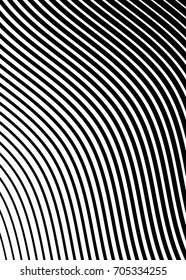 White black color. Linear background. Design elements. Poligonal lines. Protective layer for banknotes, certificates template. Vector Vector lines of different thicknesses from thin to thick EPS 10