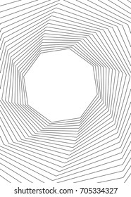 White black color. Linear background. Design elements. Poligonal lines. Protective layer for banknotes, certificates template. Vector Vector lines of different thicknesses from thin to thick EPS 10