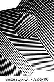 White black color. Linear background. Design elements. Poligonal lines. Protective layer for banknotes, certificates template. Vector Vector lines of different thicknesses from thin to thick EPS 10