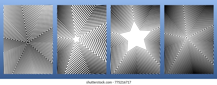 White black color. Linear background. Design elements. Poligonal lines. Protective layer for banknotes, certificates template. Vector Vector lines of different thicknesses from thin to thick EPS 10