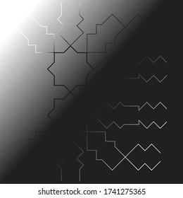 white and black design background