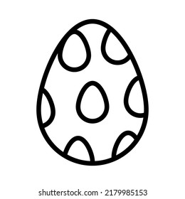 White and black Easter eggs. Vector illustration.