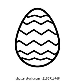 White and black Easter eggs. Vector illustration.