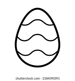 White and black Easter eggs. Vector illustration.