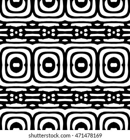 White and Black engraving seamless pattern, vector texture for registration of securities, certificate, or diploma.