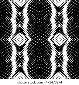 White and Black engraving seamless pattern, vector texture for registration of securities, certificate, or diploma.