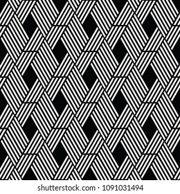 white and black geometric pattern abstract vector background. Modern stylish texture.
