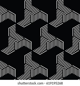 white and black geometric pattern abstract vector background. Modern stylish texture.