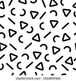 White and black geometric pattern vector background. illustration colorful wallpaper for template cover website business design. banner social media advertising. organic shapes style. fabric textile.