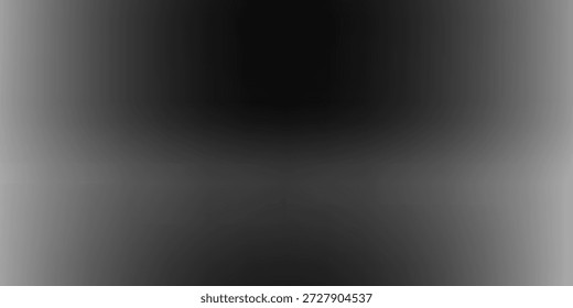 Fondo de grano blanco y negro con gradación de gradiente de ruido ondulado. Fondo líquido de metal cromado con textura de ruido áspero, tela de punto grunge. Cartel de Glitter ombre. Vector abstracto granulado de moda