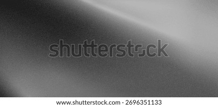 White and black grain background with wavy noise gradient gradation. Chrome metal liquid backdrop with rough noise texture, grunge dot fabric. Glitter ombre poster. Trendy grainy abstract vector bg