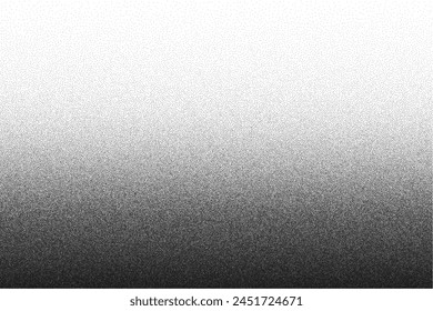 white and black grainy noise stipple texture background vector