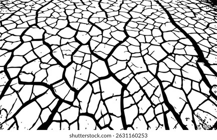 White black grey wall, floor with cracks, texture background