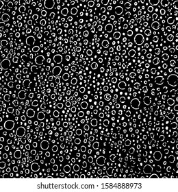 White and black grunge background. Repeating backdrop. Abstract brush seamless pattern. Modern stylish texture. Design for wallpaper, wrapping paper, gift wrapper, package, interior, notebook, prints