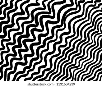 White and black grunge pattern. Background. Brush. Vector.
