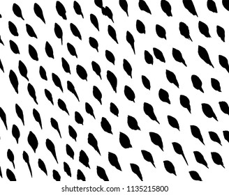 White and black grunge pattern. Background. Brush. Vector.