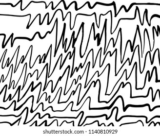 White and black grunge pattern. Background. Brush. Vector.